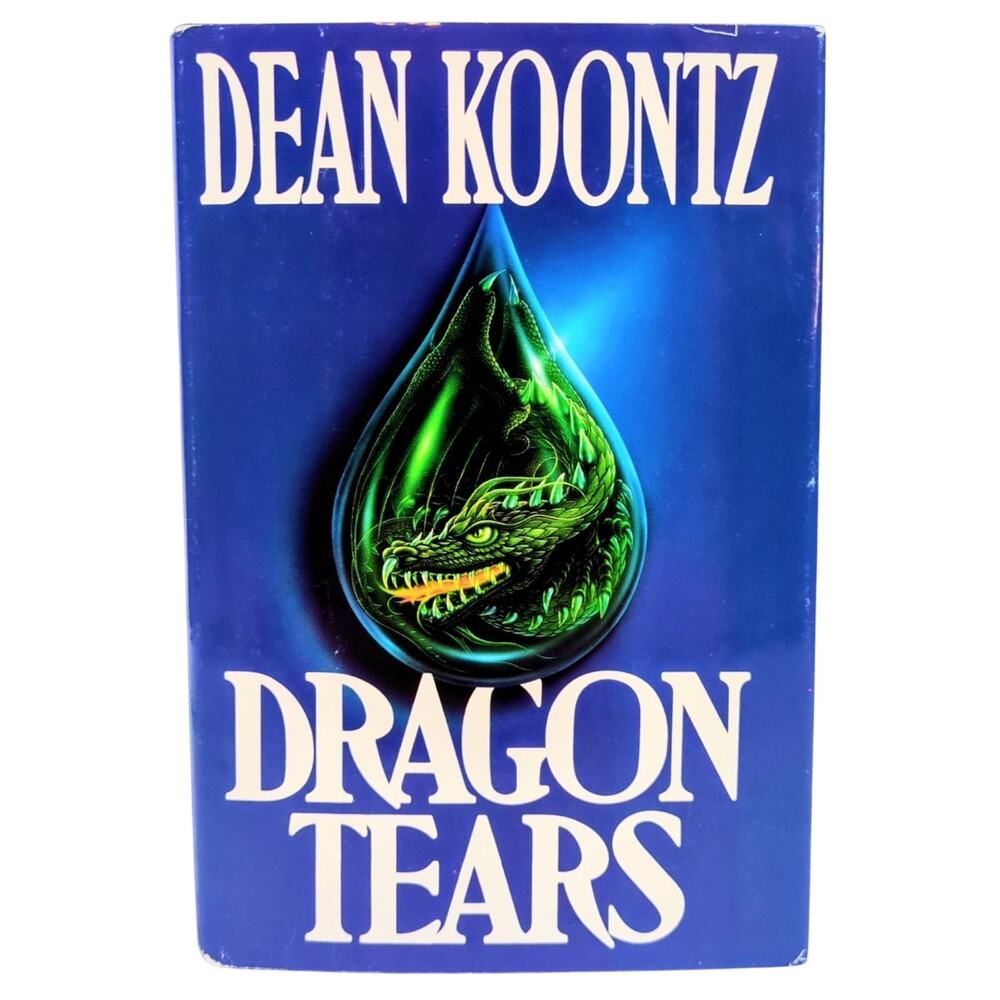Dragon Tears Dean Koontz 1993 First Edition Horror Thriller Putnam